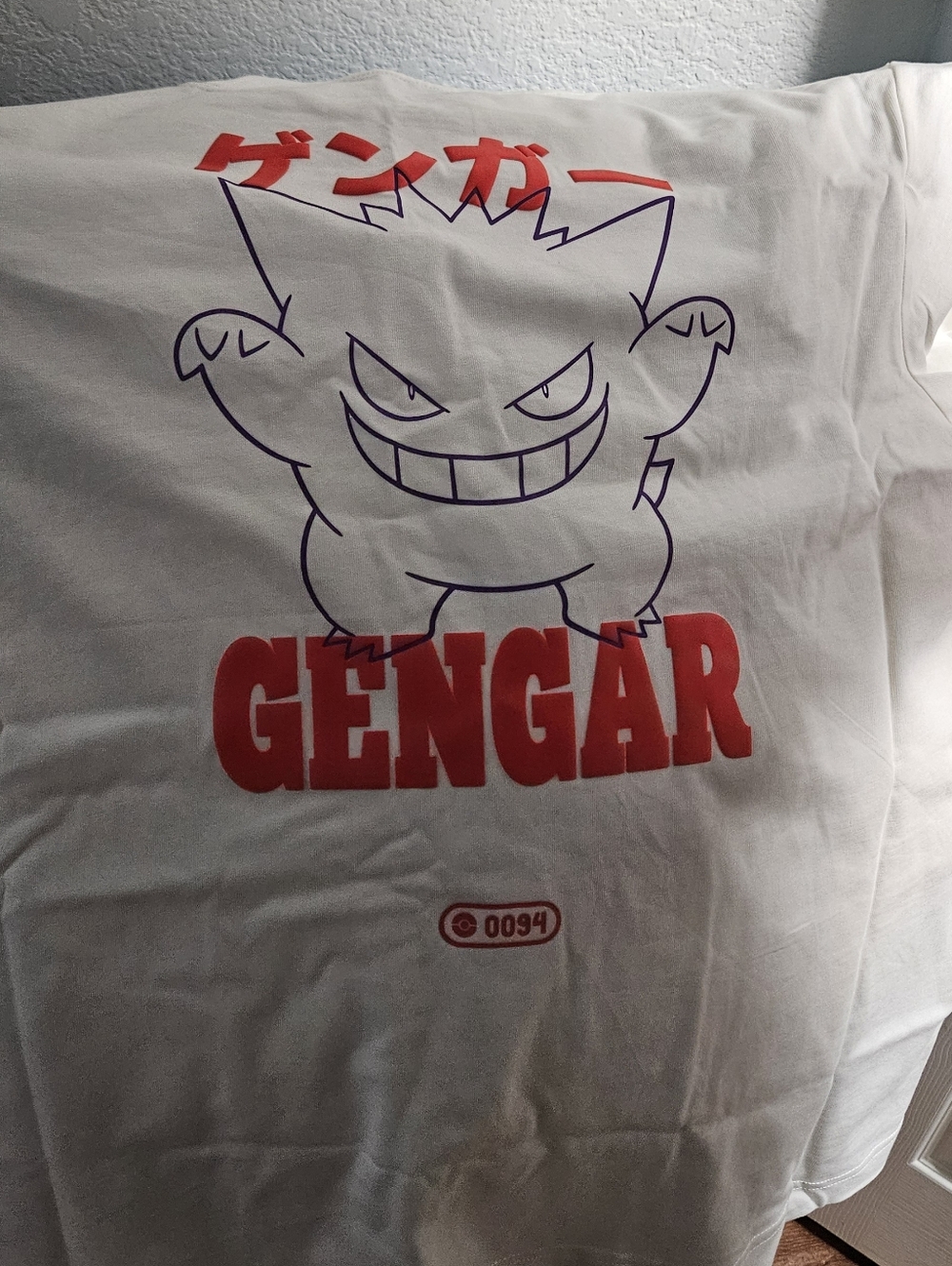TRADE ONLY: NWT Target x Pokemon White Gengar Graphic T-Shirt--XS. Want L or M.